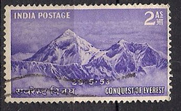India 1953 - Mt. Everest Scott#244 - Used - Used Stamps