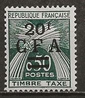 REUNION CFA: **, TAXE N° YT 47, TB - Timbres-taxe