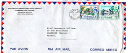 BERMUDES--1962--lettre HAMILTON  Pour NANTERRE-92 (France).timbres Sur Lettre,  Cachet - Bermudas