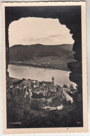 C3449) WACHAU - DÜRNSTEIN - Blick Durch Felsbogen Auf Häuser Kirche U. Donau - Wachau