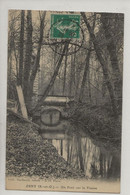 Osny (95) : L'entrée D'une Villa Et Sont Pont Prise Des Bords De La Vione En 1904 PF. - Osny