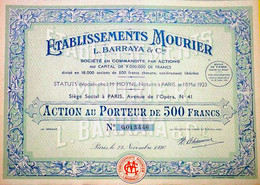 Ets. MOURIER L. BARRAYA & Cie – 1936 - Tourismus