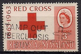 Rhodesia Nyasaland 1963 - Red Cross Scott#188 - Used - Rhodesia & Nyasaland (1954-1963)