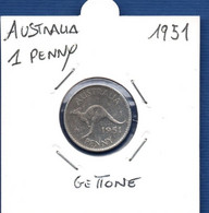AUSTRALIA - 1 Penny 1951 RARE -  See Photos -  Km NL - Penny