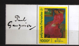 Polynésie 1994 N° 463 ** Tableau, Paul Gauguin, Faaturuma, Mouchoir, Chaise, Rocking Chair, Tristesse, Mélancolie - Neufs