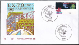 DEUTSCHLAND 2000 Mi-Nr. 2130 FDC - 1991-2000