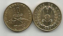 Djibouti 10 Francs 1999. High Grade - Gibuti