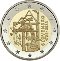 ESLOVAQUIA  2€ 2.022 2.022  "MÁQUINA DE VAPOR"  SC/UNC   T-DL-13.057 - Slovakia