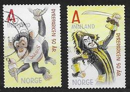 Norvège 2016 N°1853/1854 Oblitérés Zoo De Kristiansand - Usati