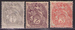 LEVANT 1902 Mi LOT  MH*,NO GUM - Unused Stamps
