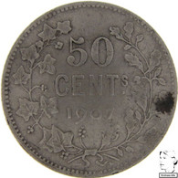 LaZooRo: Belgium 50 Centimes 1907 VF - Silver - 50 Cents