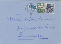 BRD, 170, MiF, 40 Pfg Auf Fernbrief Inland 14.09.1953, Von Bonn Nach München - Covers - Used