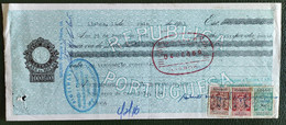 PORTUGAL- OLD PAPER--BILLS OF EXCHANGE--CASA DA MOEDA- LETRAS- 20$00- TAX 1000$00  - BANCO FONSECAS & BURNAY LISBOA 1981 - Bills Of Exchange