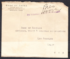 China 1934 Steamship Cover (President Hoover), Shanghai To Los Angeles, Jun 14 1934 - 1912-1949 Republiek