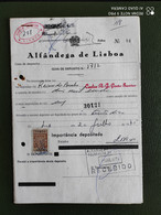 PORTUGAL ALFANDEGA DE LISBOA LIQUIDAÇÃO 1975 - Historical Documents