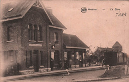 CPA Belgique -  Verlaine - La Gare - Legia - Tram - Tramway - Animé - Verlaine