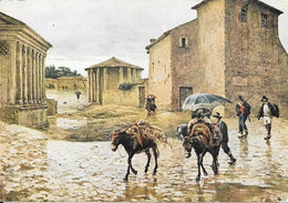 Ettore Roesler Franz - Serie " ROMA SPARITA "  Via Di Ponte Rotto - Pontes