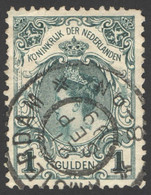 Nederland 1899 NVPH Nr 49 Gestempeld/used Prinses Wilhelmina Kroningsgulden - Gebruikt