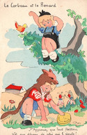 Fable - Le Corbeau Et Le Renard - Cpa Illustrateur BONNIOL - Jean De LA FONTAINE - Fairy Tales, Popular Stories & Legends