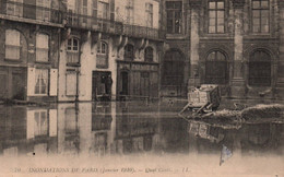 Paris - 6ème Arrondissement - Le Quai Conti Pendant Les Inondations De Janvier 1910 - Arrondissement: 06