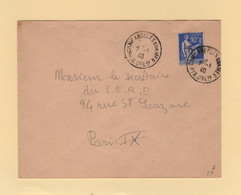 Camp Argeles Sur Mer - 1940 - Refugies Espagnols - Timbre FM Type Paix - WW II