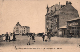 Malo Terminus - La Digue Et Le Casino - Kursaal - Restaurant AU LITTORAL , HOLBET - Malo Les Bains