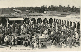 CPA - Gabès - Le Marché à Djara - Zambia