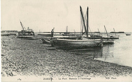CPA - Zarzis - Le Port - Bateaux à Léchouage - Zambie