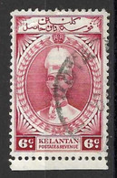 MALAYA..." KELANTAN...".....KING GEORGE VI...(1936-52..)....6c.....SG44.....CREASED.....CDS....USED... - Kelantan