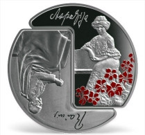 (!) Lettland 5 EURO Latvia 2015 Silver Coin Poet RAINIS And ASPAZIJA 150 Year Proof Box Coa - Lettonia