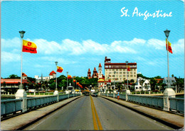 Florida St Augustine Bridge Of Lions Over Matanzas Inlet - St Augustine