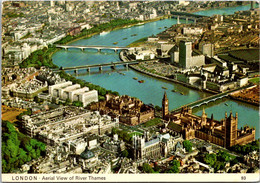 England London Aerial View Of River Thames - River Thames