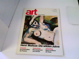 ART Das Kunstmagazin 1982/10 - Henri Matisse: Die Wilden Jahre U.a. - Sonstige & Ohne Zuordnung