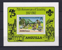 313 ANGUILLA 1982 - Y&T BF 44 - Scout Jamboree Baden Powell - Neuf ** (MNH) Sans Trace De Charniere - Anguilla (1968-...)