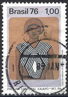 Brazil 1976 - Mi 1525 - YT 1188 ( Indian Art - Body Paintig ) - Used Stamps