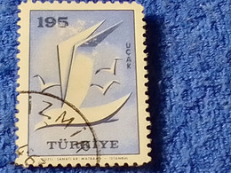 TÜRKİYE- 1950-60-    195K.    UÇAK   SERİSİ   DAMGALI - 1934-39 Sandjak D'Alexandrette & Hatay