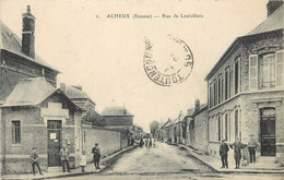 ACHEUX - Rue De Lealvillers. - Acheux En Amienois
