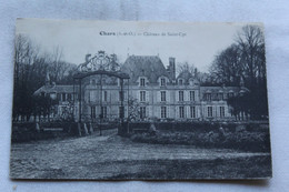Cpa 1918, Chars, Château De Saint Cyr, Val D'Oise 95 - Chars