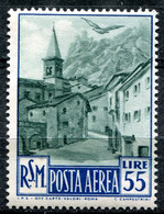 Z3550 SAN MARINO 1950 Posta Aerea L. 55, MNH**, Sassone A88 Valore Catalogo € 70, Ottime Condizioni - Luftpost