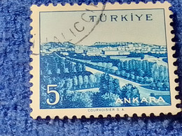 TÜRKİYE- 1960-70-    5K.    MEMLEKET    SERİSİ  ŞEHİRLER  DAMGALI - 1934-39 Sandschak Alexandrette & Hatay