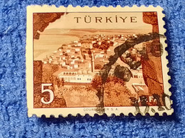 TÜRKİYE- 1960-70-    5K.    MEMLEKET    SERİSİ  ŞEHİRLER  DAMGALI - 1934-39 Sandjak D'Alexandrette & Hatay