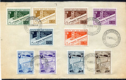 Z3574 SAN MARINO 1943 Propaganda Per La Stampa, Serie Completa Applicata Su Foglietto E Annullo Del Periodo, Ottime Cond - Used Stamps