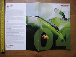Brochure Catalogue Publicite Propekt MOTO Kawasaki Let The Good Times Roll - Motos