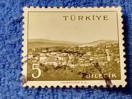 TÜRKİYE- 1960-70-    5K.    MEMLEKET    SERİSİ  ŞEHİRLER  DAMGALI - 1934-39 Sandjak D'Alexandrette & Hatay