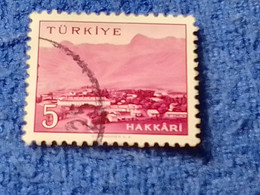 TÜRKİYE- 1960-70-    5K.    MEMLEKET    SERİSİ  ŞEHİRLER  DAMGALI - 1934-39 Sandjak D'Alexandrette & Hatay