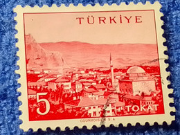 TÜRKİYE- 1960-70-    5K.    MEMLEKET    SERİSİ  ŞEHİRLER  DAMGALI - 1934-39 Sandschak Alexandrette & Hatay