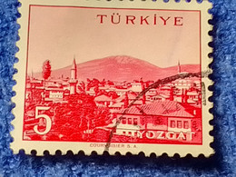 TÜRKİYE- 1960-70-    5K.    MEMLEKET    SERİSİ  ŞEHİRLER  DAMGALI - 1934-39 Sandschak Alexandrette & Hatay