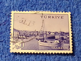 TÜRKİYE- 1960-70-    20K.    MEMLEKET    SERİSİ  ŞEHİRLER  DAMGALI - 1934-39 Sandjak D'Alexandrette & Hatay