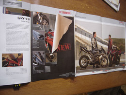 Brochure Catalogue Publicite Prospekt MOTO YAMAHA YZF-R1 - Motos