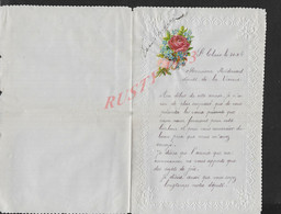 LETTRE TYPE CANIVET FLEUR ECRITE DE SAINT CLAIR DE HULLER HUBERT À Mr LE DÉPUTÉ DE LA VIENNE Mr RIDOUARD : - Flowers